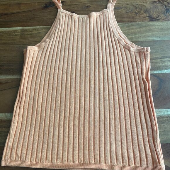 Twik Orange Ribbed Tank top Size M - Picture 4 of 4